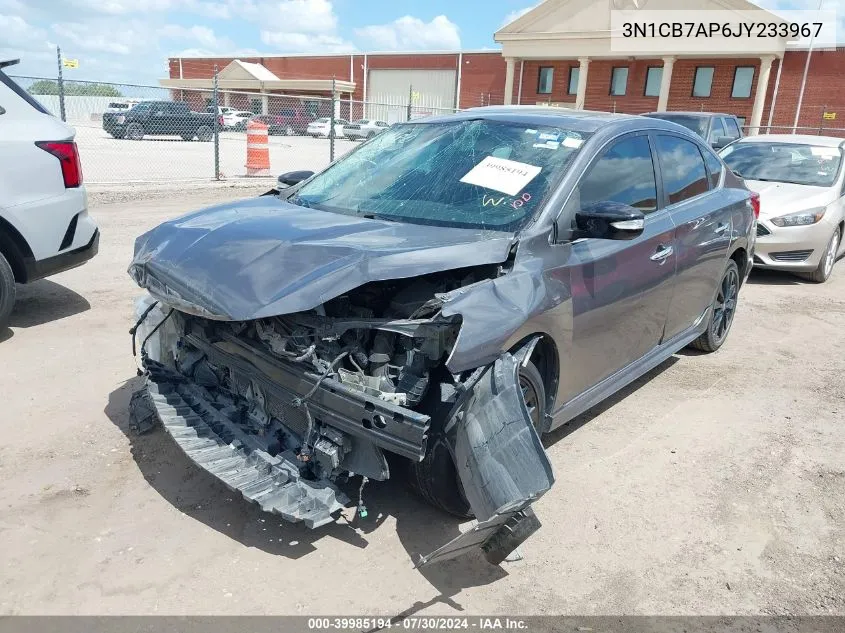 3N1CB7AP6JY233967 2018 Nissan Sentra Sr Turbo