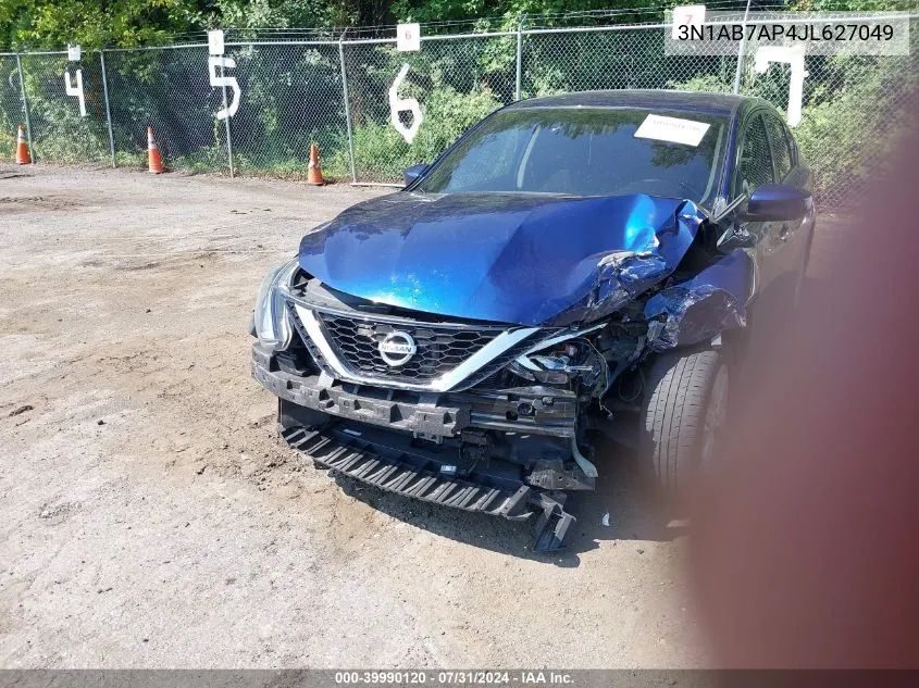 2018 Nissan Sentra Sv VIN: 3N1AB7AP4JL627049 Lot: 39990120