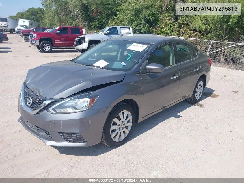 3N1AB7AP4JY295813 2018 Nissan Sentra S