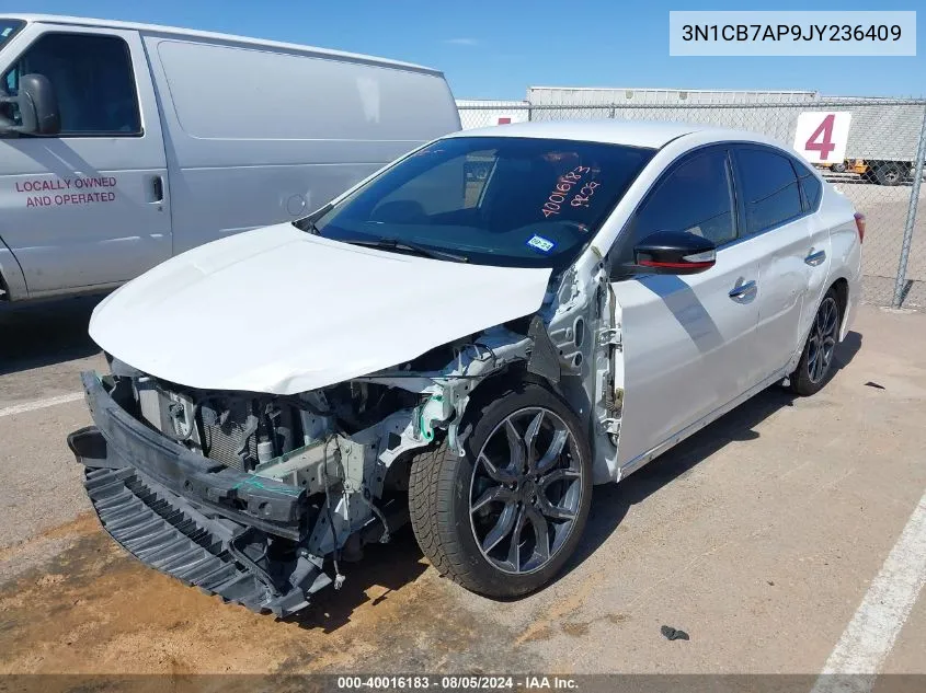 2018 Nissan Sentra Nismo VIN: 3N1CB7AP9JY236409 Lot: 40016183