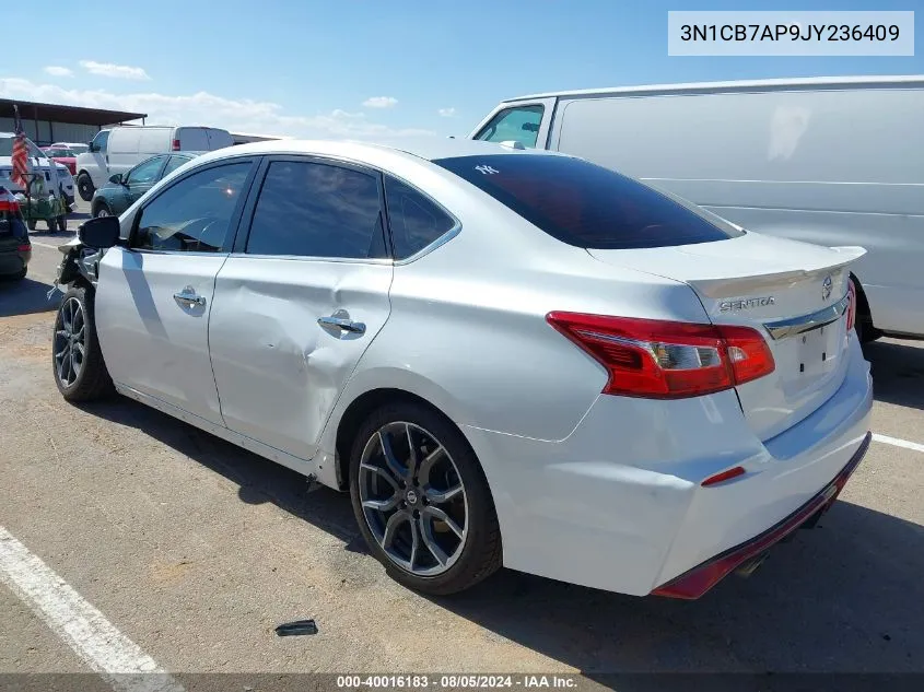 2018 Nissan Sentra Nismo VIN: 3N1CB7AP9JY236409 Lot: 40016183