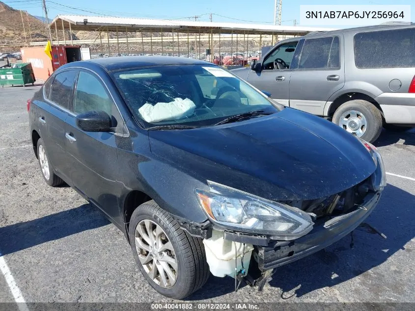 2018 Nissan Sentra Sv VIN: 3N1AB7AP6JY256964 Lot: 40041882