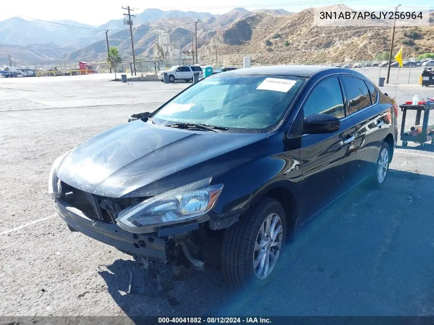 2018 Nissan Sentra Sv VIN: 3N1AB7AP6JY256964 Lot: 40041882