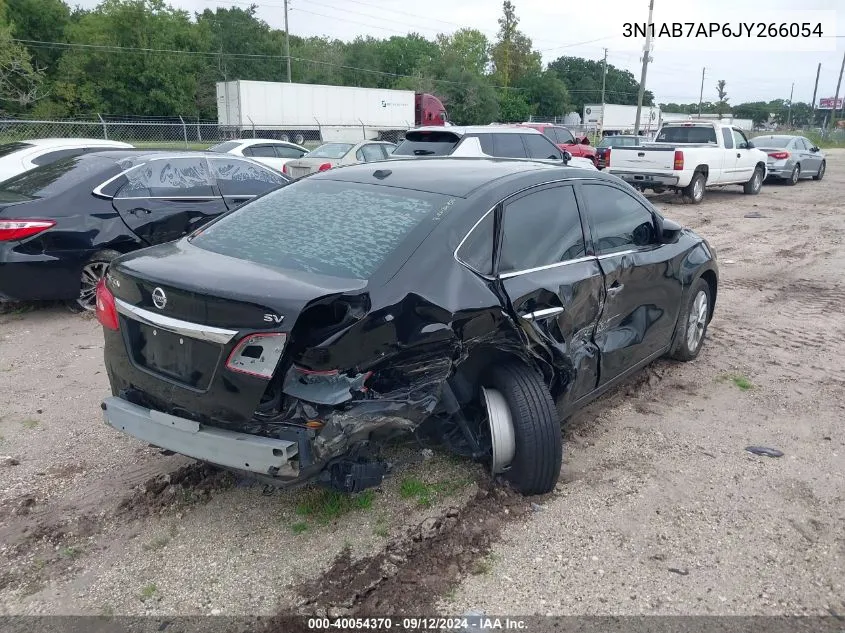 2018 Nissan Sentra S/Sv/Sr/Sl VIN: 3N1AB7AP6JY266054 Lot: 40054370