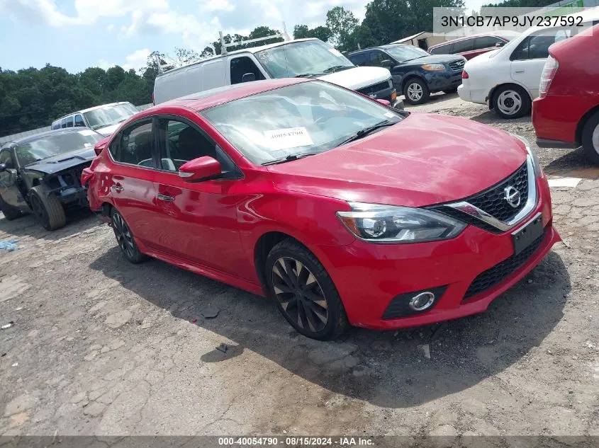 2018 Nissan Sentra Sr Turbo VIN: 3N1CB7AP9JY237592 Lot: 40054790