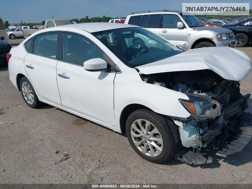 2018 Nissan Sentra Sv VIN: 3N1AB7AP6JY276468 Lot: 40060803