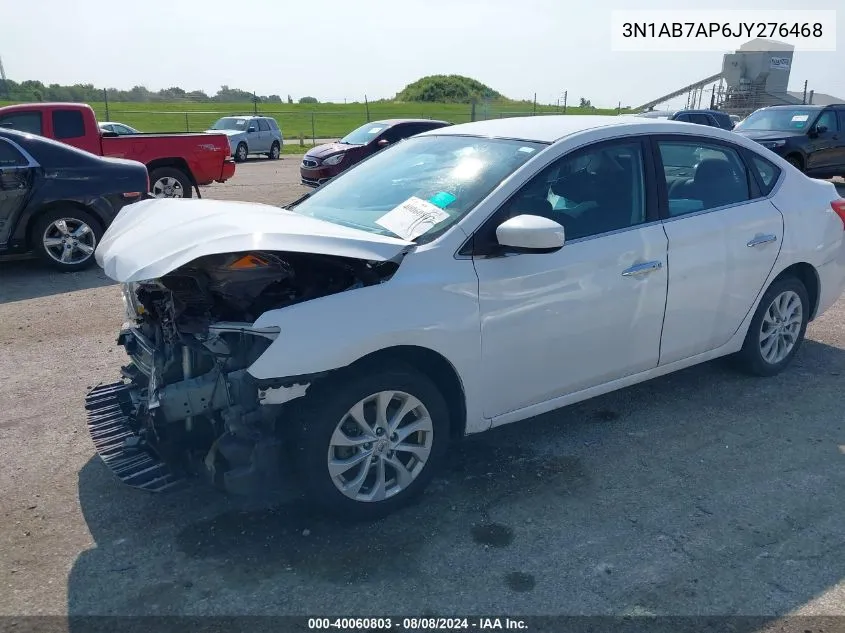 2018 Nissan Sentra Sv VIN: 3N1AB7AP6JY276468 Lot: 40060803