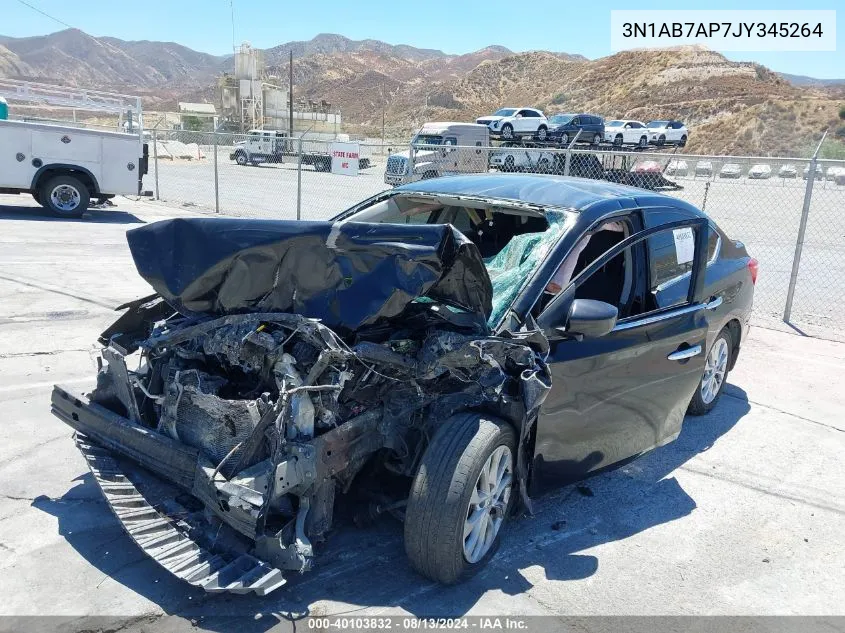 3N1AB7AP7JY345264 2018 Nissan Sentra Sv