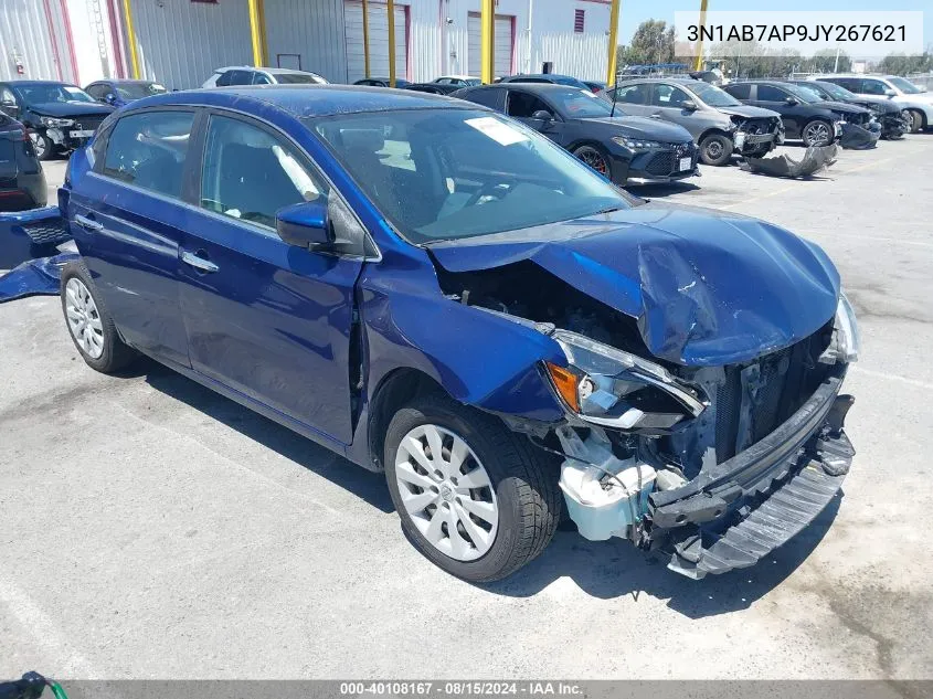 2018 Nissan Sentra S VIN: 3N1AB7AP9JY267621 Lot: 40108167