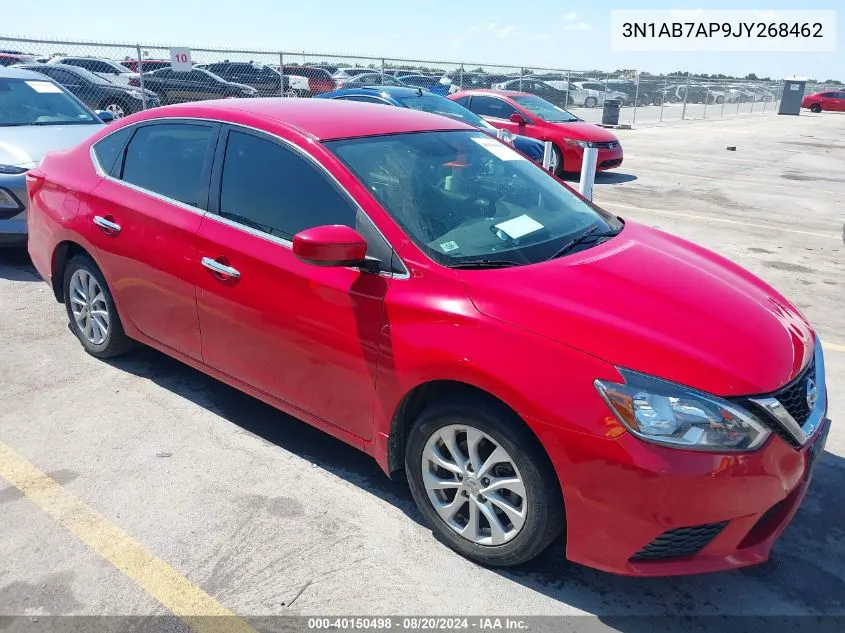 2018 Nissan Sentra Sv VIN: 3N1AB7AP9JY268462 Lot: 40150498