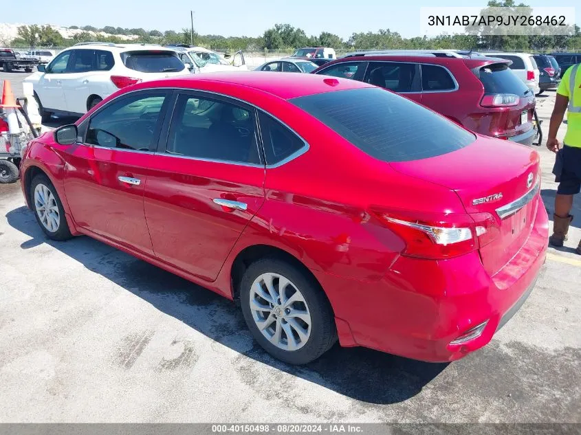 2018 Nissan Sentra Sv VIN: 3N1AB7AP9JY268462 Lot: 40150498