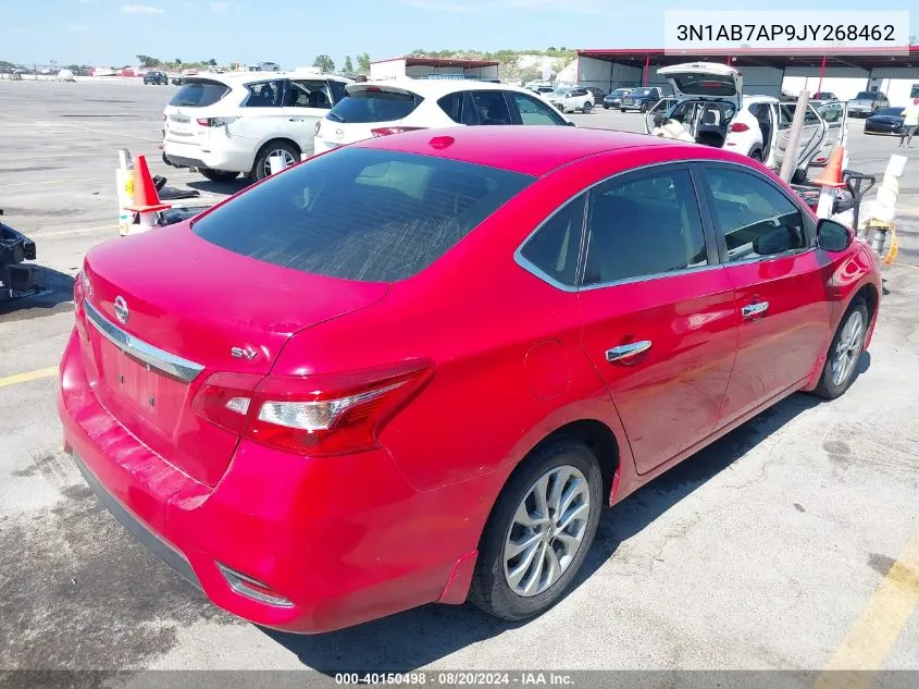 2018 Nissan Sentra Sv VIN: 3N1AB7AP9JY268462 Lot: 40150498