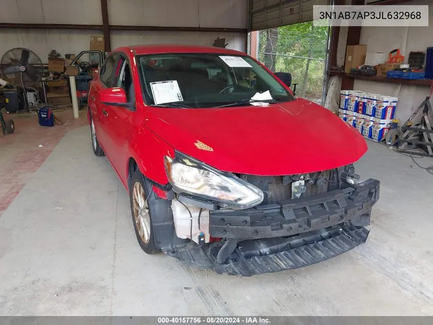 2018 Nissan Sentra Sv VIN: 3N1AB7AP3JL632968 Lot: 40157756