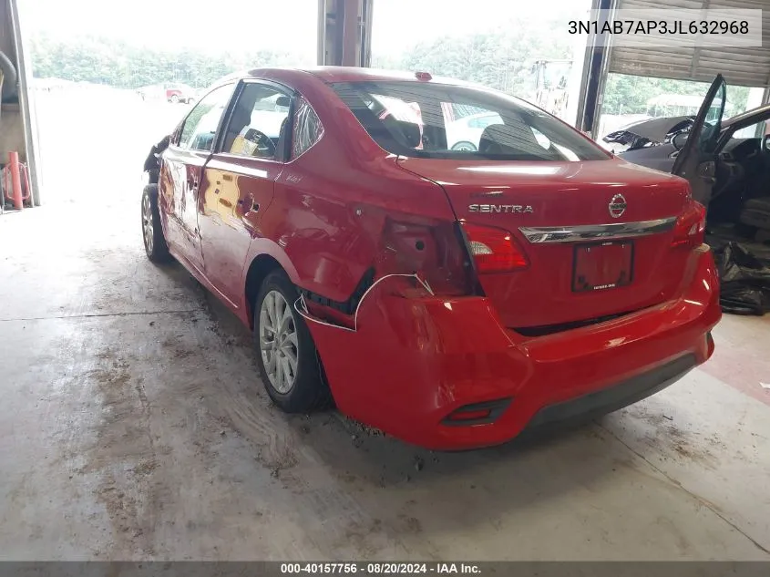 3N1AB7AP3JL632968 2018 Nissan Sentra Sv