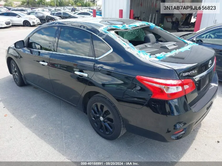 2018 Nissan Sentra Sv VIN: 3N1AB7AP9JL656823 Lot: 40158991