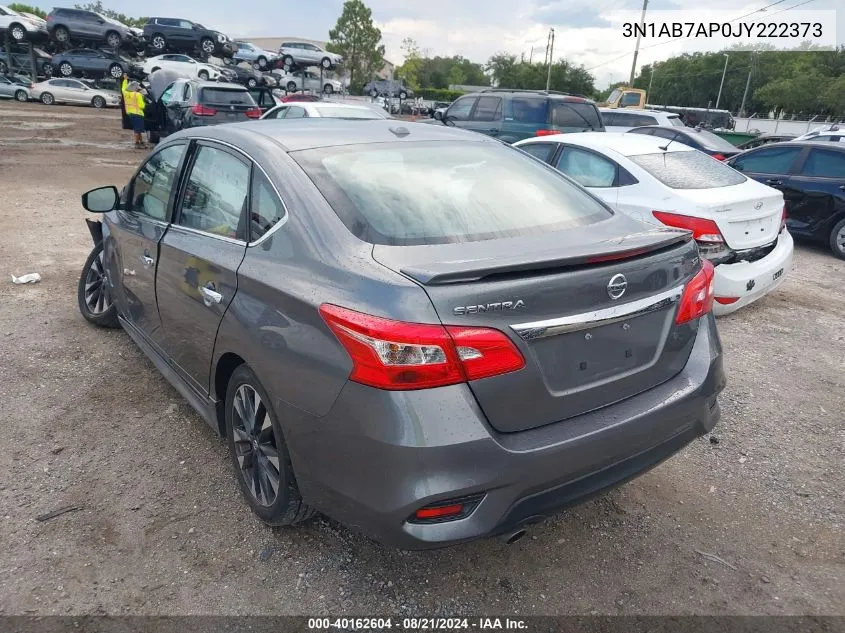 2018 Nissan Sentra S/Sv/Sr/Sl VIN: 3N1AB7AP0JY222373 Lot: 40162604