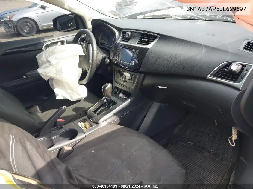 3N1AB7AP5JL629697 2018 Nissan Sentra Sv