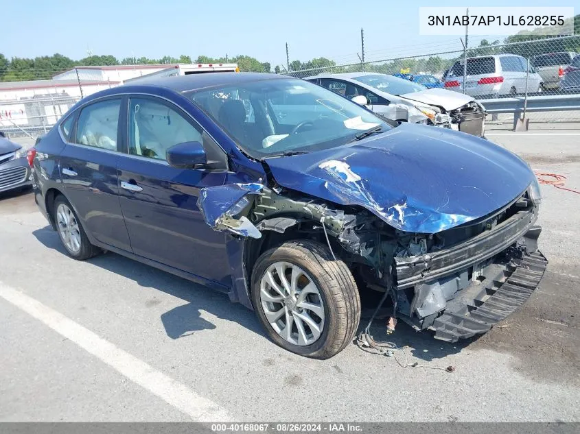 3N1AB7AP1JL628255 2018 Nissan Sentra Sv