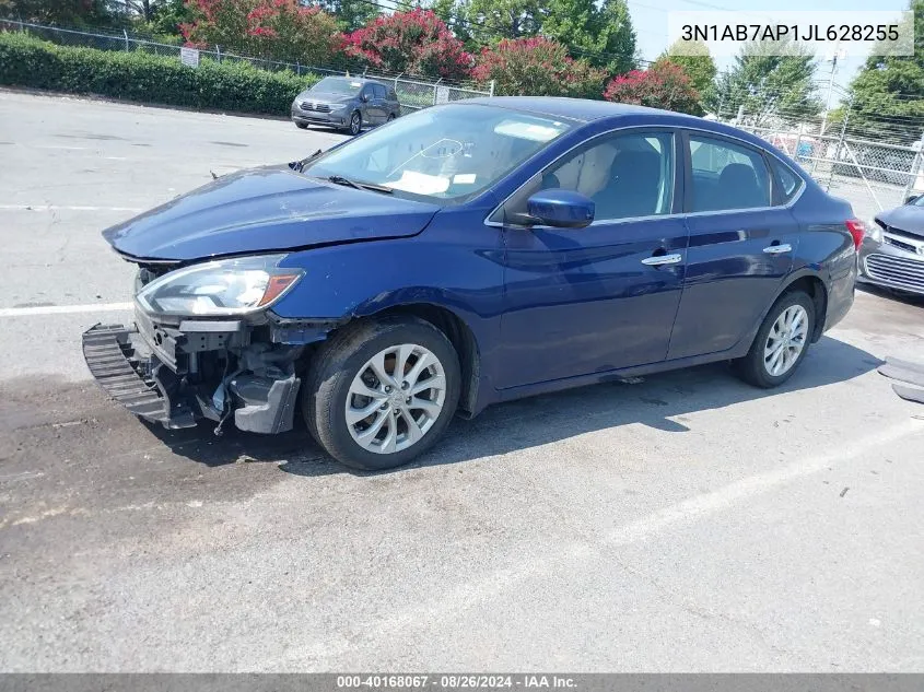 3N1AB7AP1JL628255 2018 Nissan Sentra Sv