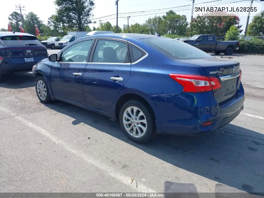 3N1AB7AP1JL628255 2018 Nissan Sentra Sv