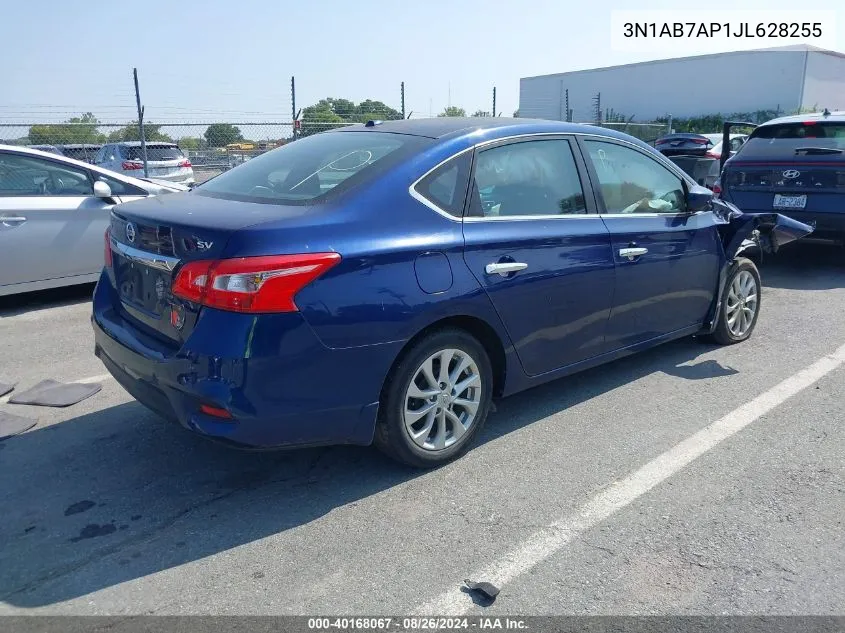 3N1AB7AP1JL628255 2018 Nissan Sentra Sv