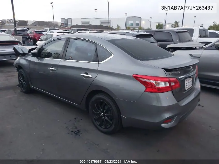 3N1AB7AP7JY263437 2018 Nissan Sentra S