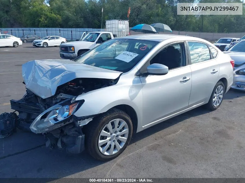 2018 Nissan Sentra S VIN: 3N1AB7AP9JY299467 Lot: 40184361