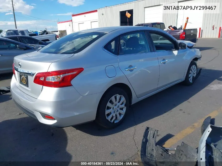 2018 Nissan Sentra S VIN: 3N1AB7AP9JY299467 Lot: 40184361