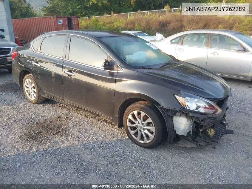 3N1AB7AP2JY262289 2018 Nissan Sentra Sv