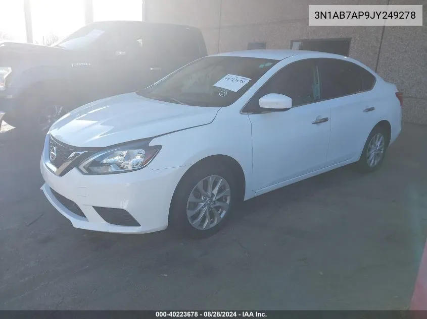 3N1AB7AP9JY249278 2018 Nissan Sentra Sv