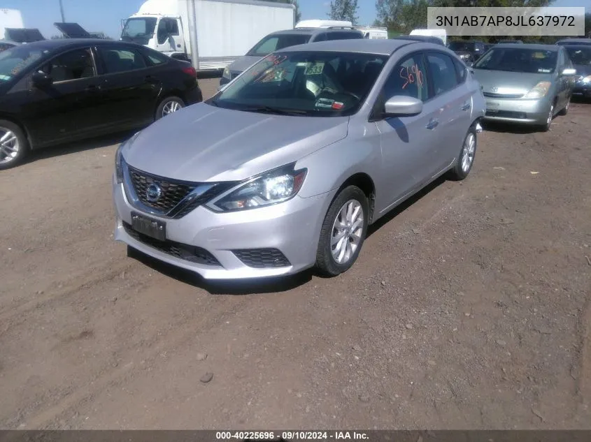 2018 Nissan Sentra S/Sv/Sr/Sl VIN: 3N1AB7AP8JL637972 Lot: 40225696