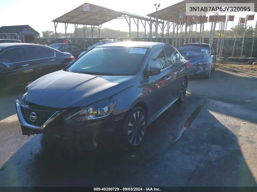 2018 Nissan Sentra Sr VIN: 3N1AB7AP6JY320095 Lot: 40250729