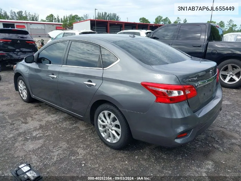 3N1AB7AP6JL655449 2018 Nissan Sentra Sv