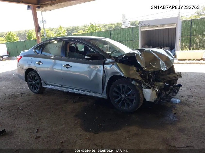 2018 Nissan Sentra S/Sv/Sr/Sl VIN: 3N1AB7AP8JY232763 Lot: 40254490