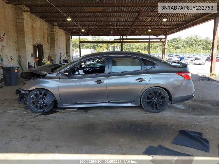 2018 Nissan Sentra S/Sv/Sr/Sl VIN: 3N1AB7AP8JY232763 Lot: 40254490