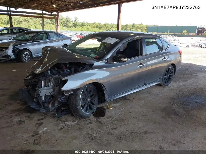 2018 Nissan Sentra S/Sv/Sr/Sl VIN: 3N1AB7AP8JY232763 Lot: 40254490