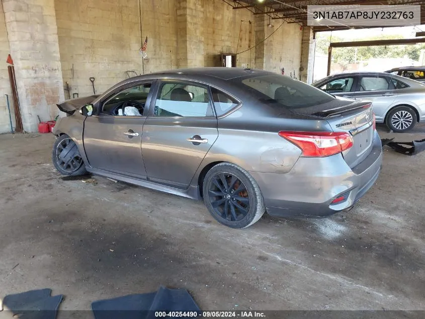 2018 Nissan Sentra S/Sv/Sr/Sl VIN: 3N1AB7AP8JY232763 Lot: 40254490