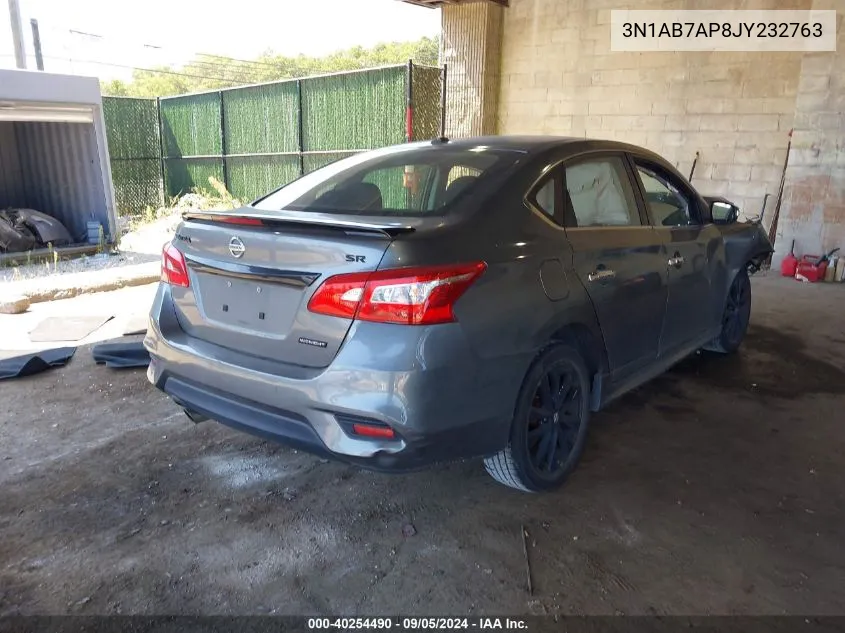 2018 Nissan Sentra S/Sv/Sr/Sl VIN: 3N1AB7AP8JY232763 Lot: 40254490