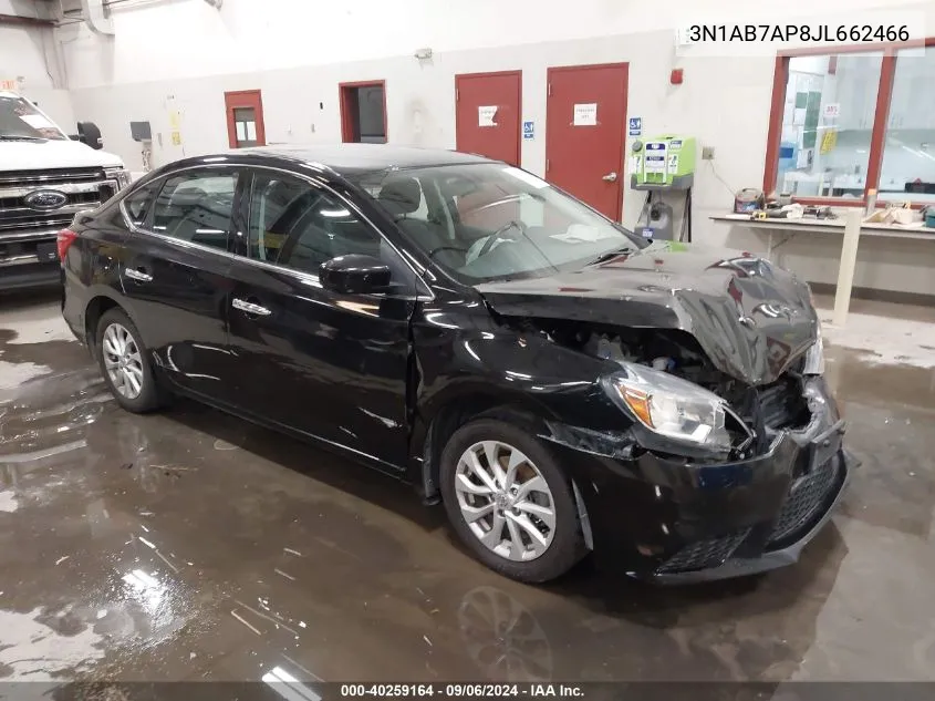 2018 Nissan Sentra Sv VIN: 3N1AB7AP8JL662466 Lot: 40259164