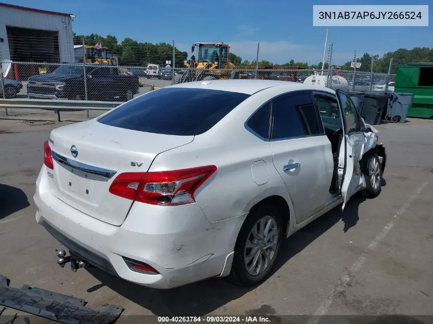 3N1AB7AP6JY266524 2018 Nissan Sentra Sv