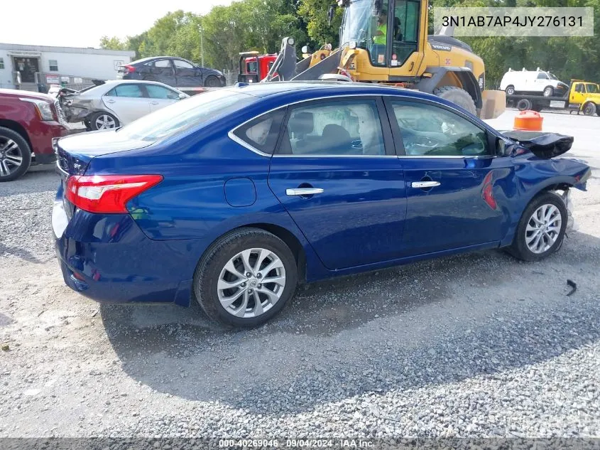 2018 Nissan Sentra Sv VIN: 3N1AB7AP4JY276131 Lot: 40269046