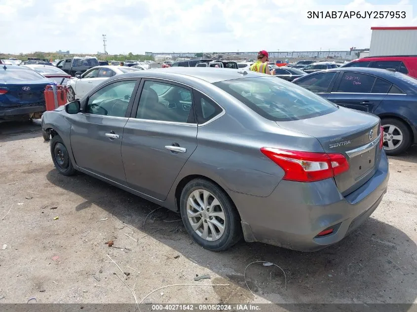 3N1AB7AP6JY257953 2018 Nissan Sentra S/Sv/Sr/Sl