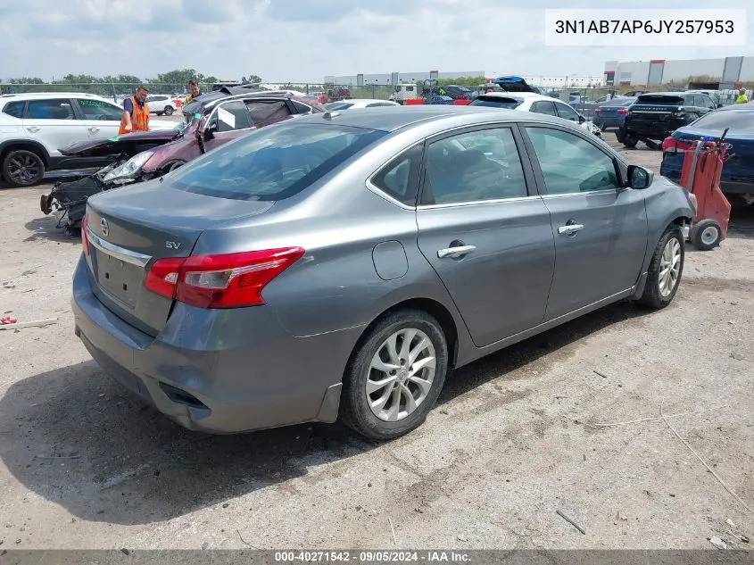 3N1AB7AP6JY257953 2018 Nissan Sentra S/Sv/Sr/Sl