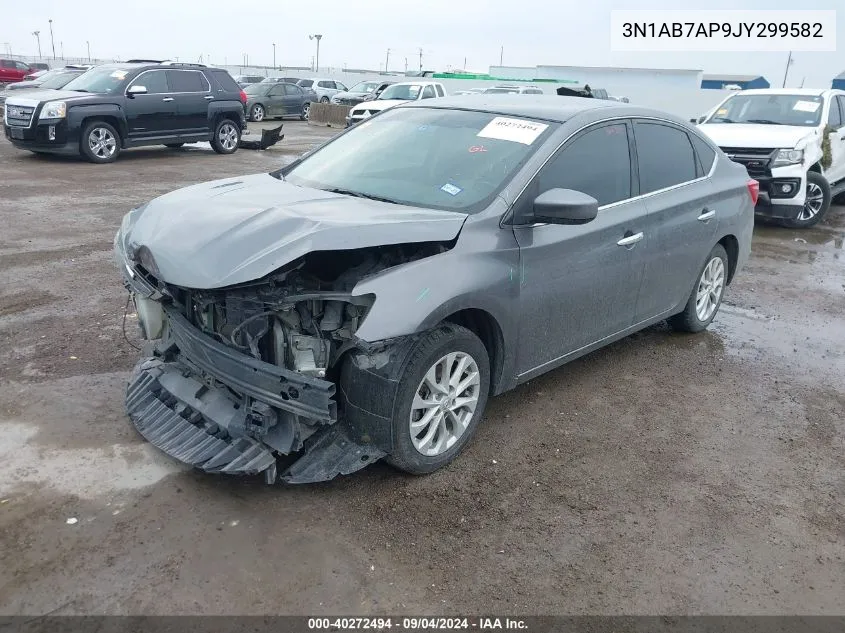 2018 Nissan Sentra Sv VIN: 3N1AB7AP9JY299582 Lot: 40272494