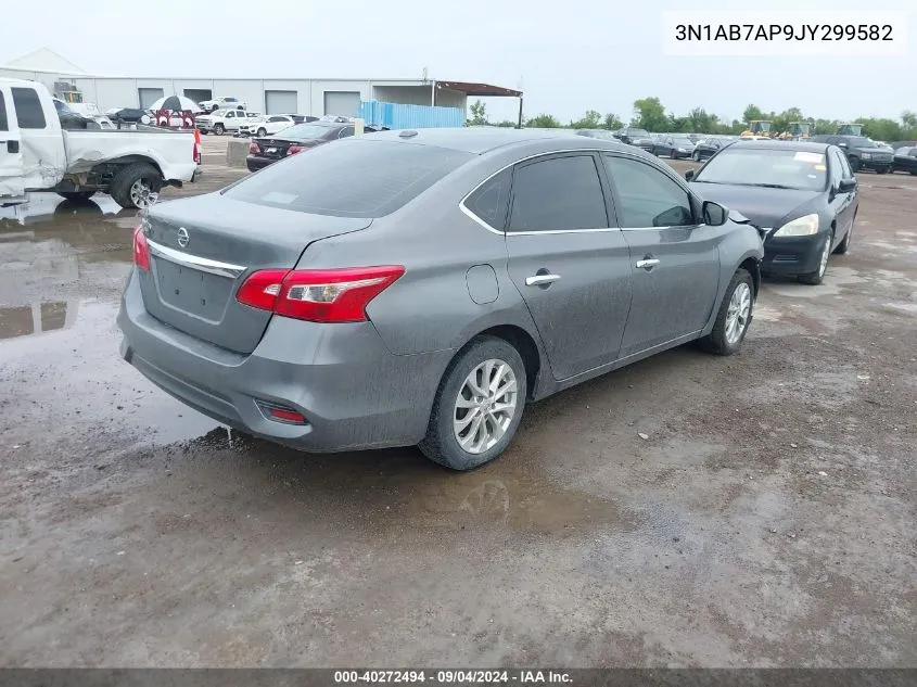 2018 Nissan Sentra Sv VIN: 3N1AB7AP9JY299582 Lot: 40272494