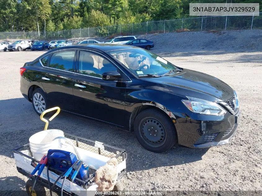 2018 Nissan Sentra S/Sv/Sr/Sl VIN: 3N1AB7AP3JY329529 Lot: 40286263