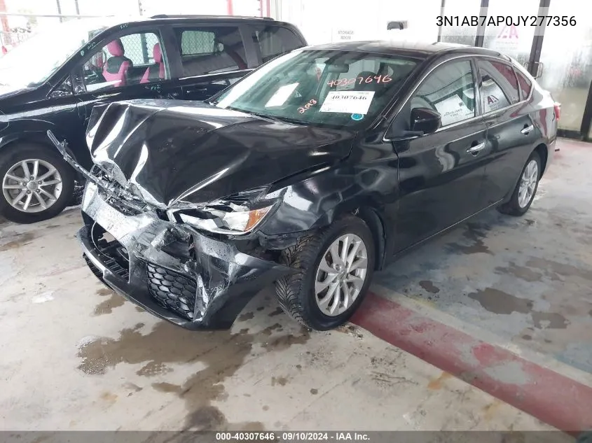 3N1AB7AP0JY277356 2018 Nissan Sentra S/Sv/Sr/Sl