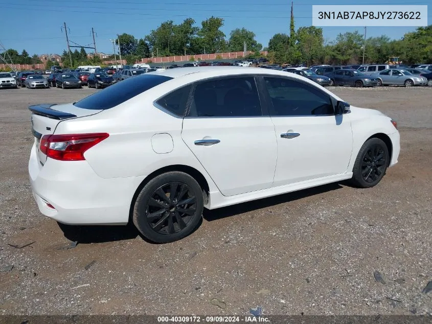 2018 Nissan Sentra Sr VIN: 3N1AB7AP8JY273622 Lot: 40309172