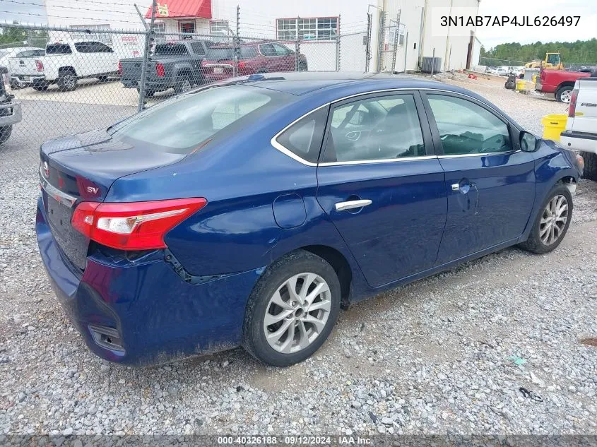 3N1AB7AP4JL626497 2018 Nissan Sentra Sv