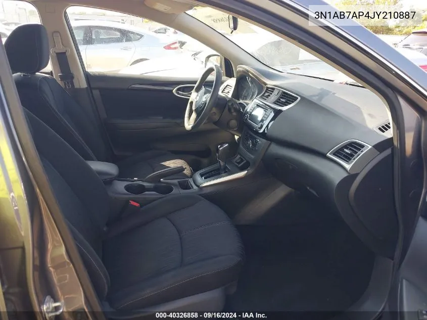 3N1AB7AP4JY210887 2018 Nissan Sentra Sv